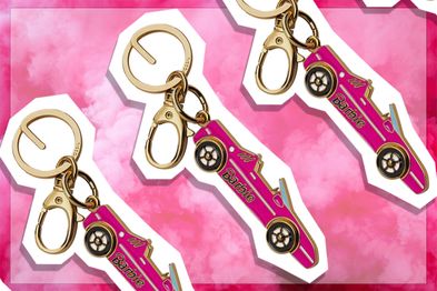 9PR: Fossil Barbie Pink Key Fob