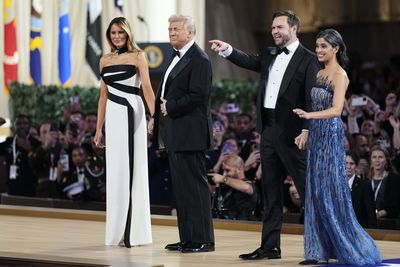 President Donald Trump, Melania Trump and Vice President JD Vance, Usha Vance