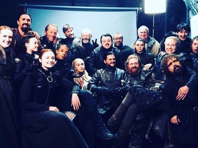 The cast of the final season of Game of Thrones.