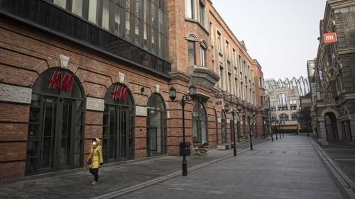 Les rues de Wuhan sont vides suite à l'épidémie de coronavirus.