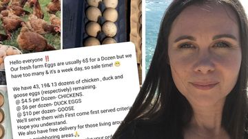 Egg scam circulating some Australian Facebook groups.