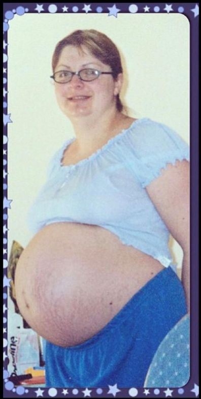 Megan put on over 30 kilos during each pregnancy