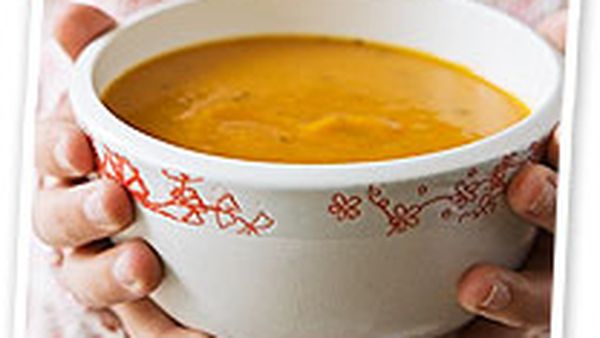 Pumpkin and tomato soup