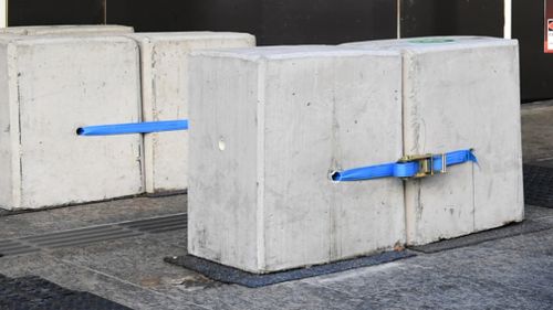 The counter-terrorism strategy will recommend more bollards. (AAP)