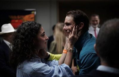 Nadal in beautiful moment with wife after Roland-Garros victory