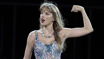 Taylor Swift performs during &quot;The Eras Tour,&quot; May 5, 2023, at Nissan Stadium in Nashville, Tenn.