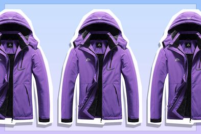 9PR: Purple Moerdeng Ski Jacket.