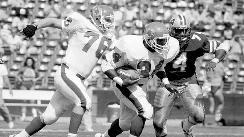 As a college footballer, Herschel Walker won the coveted Heisman Trophy.