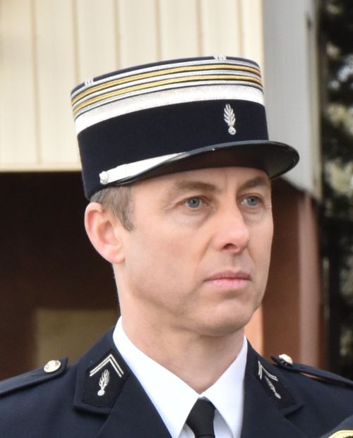 Arnaud Beltrame married his partner, Marielle, on his  deathbed yesterday. (AAP)