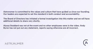 Astronomers' statement on Coldplay Kiss Cam Drama