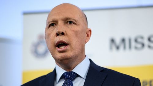 Home Affairs Minister Peter Dutton alleges the father could be a serious risk to the community.