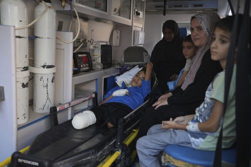 Sick children evacuated from Gaza