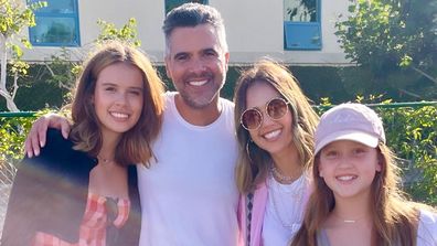 Jessica Alba, Cash Warren, Honor Warren, Haven Warren and Hayes Warren