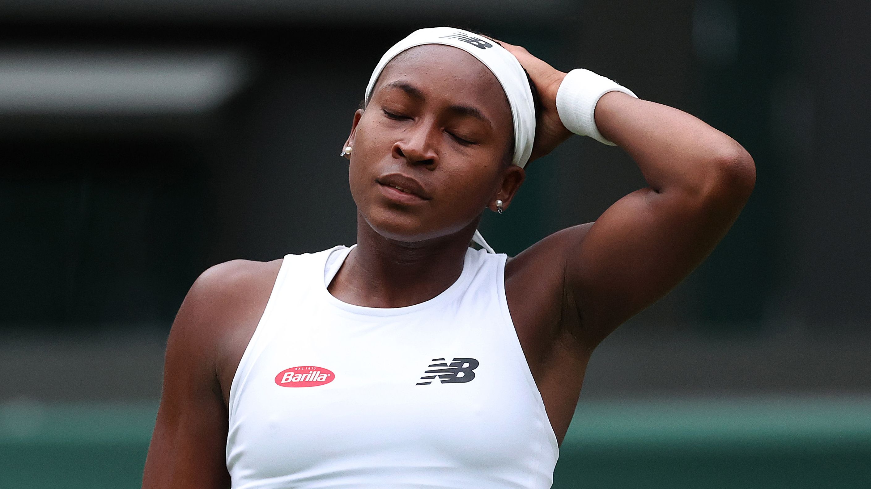 Coco Gauff was bundled out of the first round at Wimbledon by 2020 Australian Open winner Sofia Kenin.
