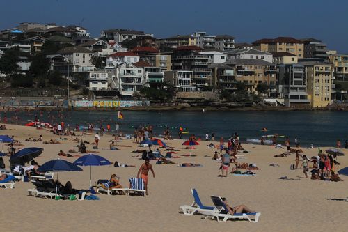 Waverley Local Council has asked residents whether they agree with banning all surfboard users from Bondi Beach's northern end in the interest of swimmer safety. Picture: AAP.