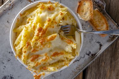 Macaroni and Cheese pasta dinner