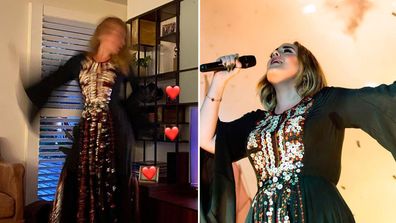 Adele recreates her Glastonbury look