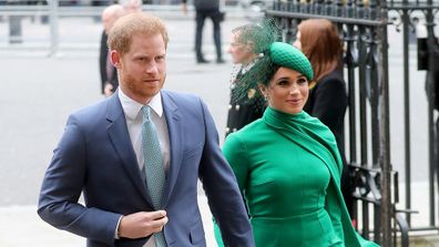 The Duke and Duchess of Sussex attend the Commonwealth Day Service 2020 on March 09, 2020.