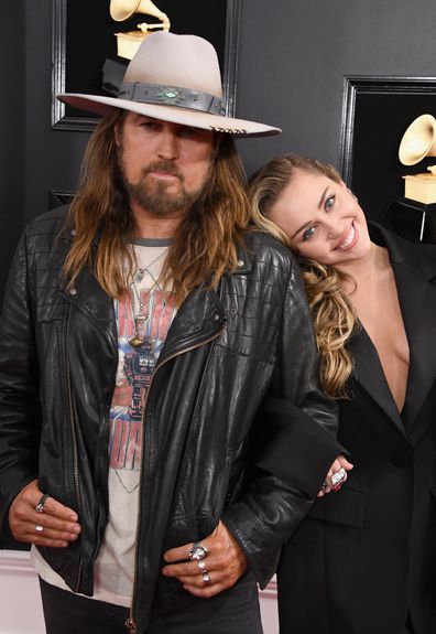 Billy Ray Cyrus, Miley Cyrus, Grammy Awards, Staples Center, 2019, Los Angeles, California