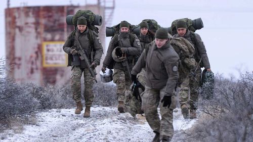 Truppe danesi a Kangerlussuaq, Groenlandia.