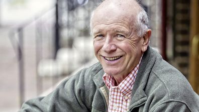 May 14, 2006 file photo shows Tony Award winning playwright Terrence McNally in front of the Philadelphia Theatre Company in Philadelphia