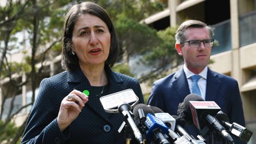 NSW Premier Gladys Berejiklian today.