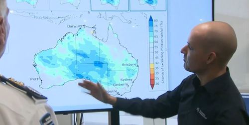 Cold front forecast