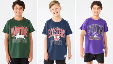 Kmart kids NRL official T-shirts