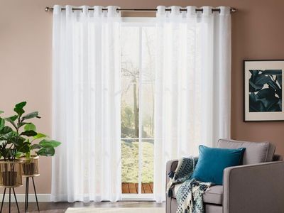 Wickford sheer eyelet curtains — Spotlight