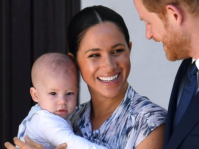 Archie Mountbatten-Windor and Meghan Markle