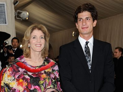 Jack Schlossberg and Caroline Kennedy at the 2017 Met Gala