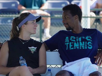 Gaël Monfils and Elina Svitolina