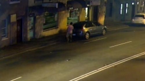 The offender is still believed to be in this car - a blue 2005 Citroen C4 hatchback.