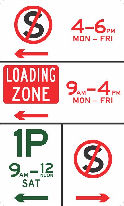 Can you stop in a loading zone to drop off or pick up passengers?