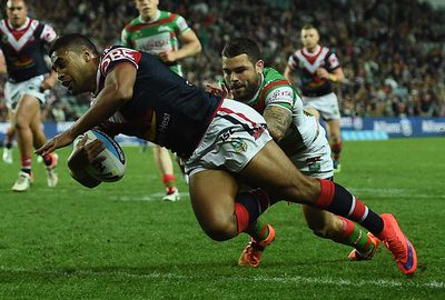Centre Michael Jennings is the Roosters strikeweapon out wide.