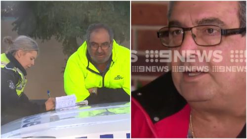 Road rage victim William said he's thinking of leaving his job of 34 years  following the ordeal. (9NEWS)