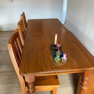 Wooden table from Gumtree