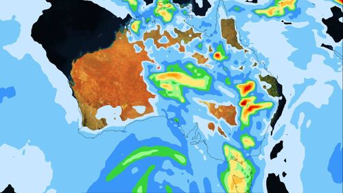 Rain and storms are set to hammer much of Australia during the week.