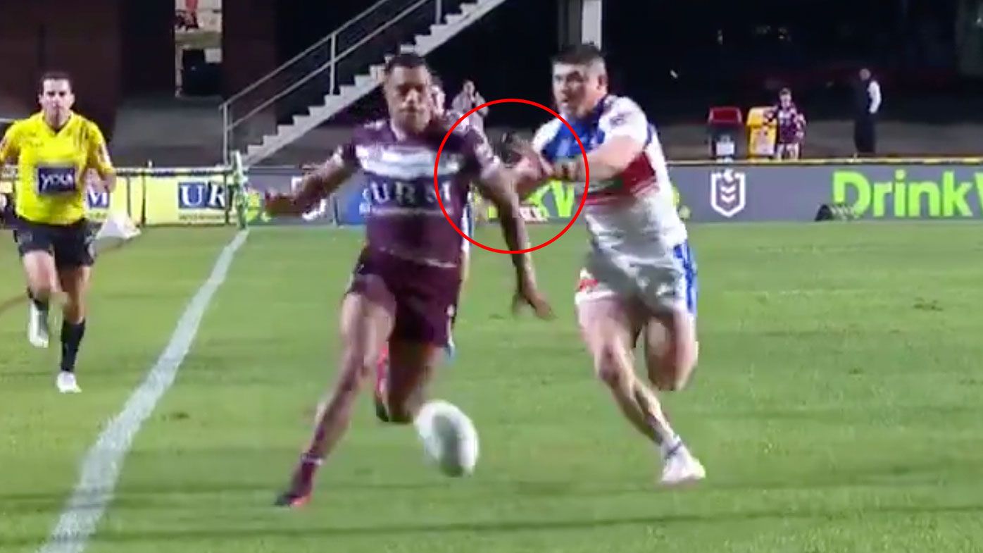 NRL head of football Graham Annesley admits Manly should've received a penalty in controversial play 
