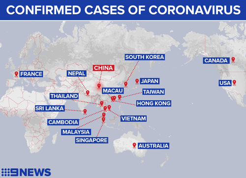 China's deadly coronavirus has spread around the world.