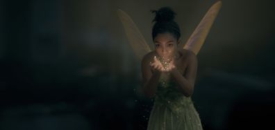 Yara Shahidi as Tinkerbell in Disney's live-action Peter Pan & Wendy exclusively on Disney+. 