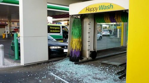 Adelaide man reported for drink driving after allegedly crashing into and shattering car wash window