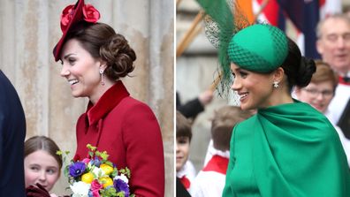 Kate Middleton, Duchess of Cambridge, and Meghan Markle, Duchess of Sussex