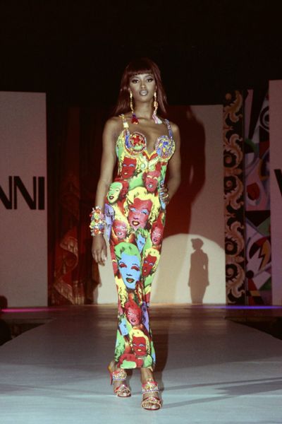 On the runway for&nbsp;Versace, 1991