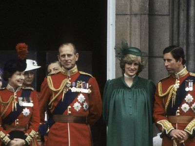 Trooping the Colour: pregnant Princess Diana