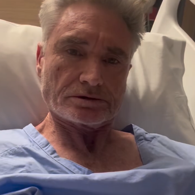 Dave Hughes back in hospital to drain lung fluid weeks after ‘near death’ experience