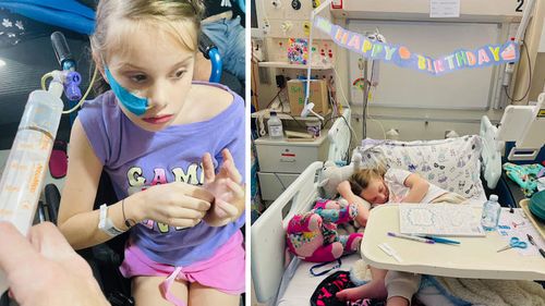 Mahalia spent her 11th birthday in hospital receiving treatment for FND.