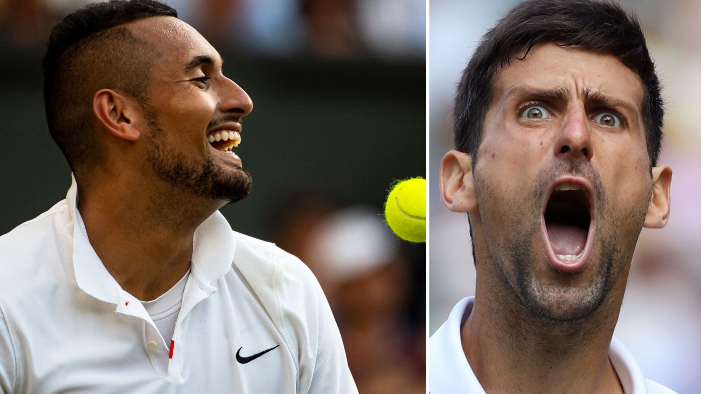 Nick Kyrgios' subtle dig at Novak Djokovic