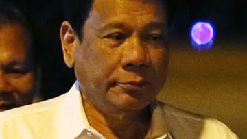 Philippine President Rodrigo Duterte. (AAP)