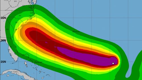 The US East Coast is bracing for Florence as it approaches the coastline.